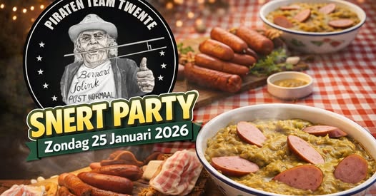 Snert Party bij Piraten Team Twente in Langeveen